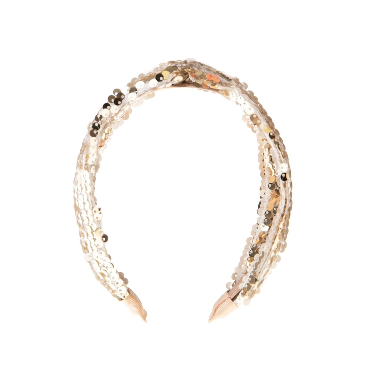 ROCKAHULA Sequin Crush Gold Headband
