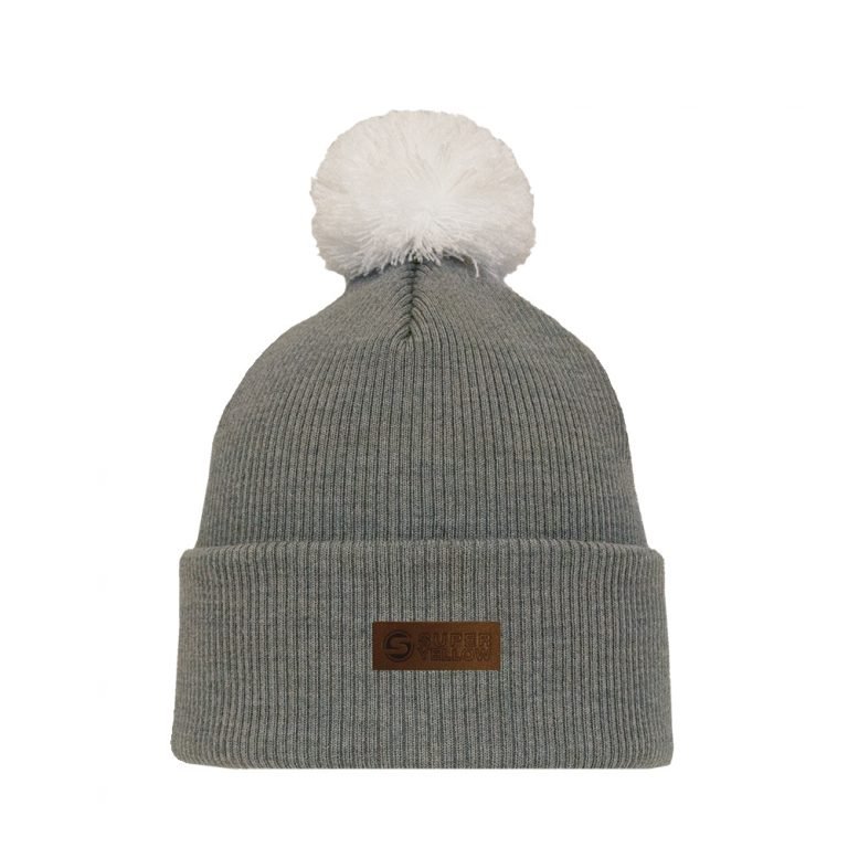 SUPERYELLOW SKANDIC Junior beanie, Grey