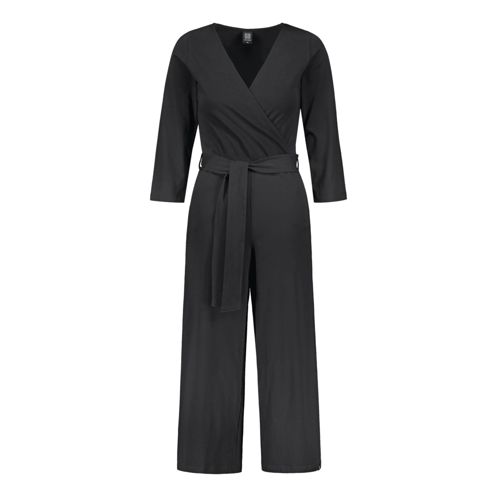 KAIKO aikuisten BELTED JUMPSUIT, Black