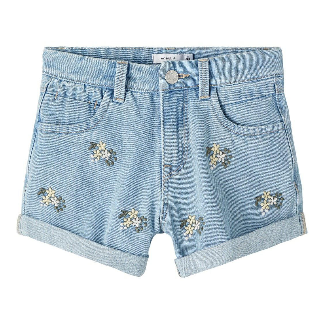 NAME IT NKFBELLA 1778 farkkushortsit, Light Blue Denim