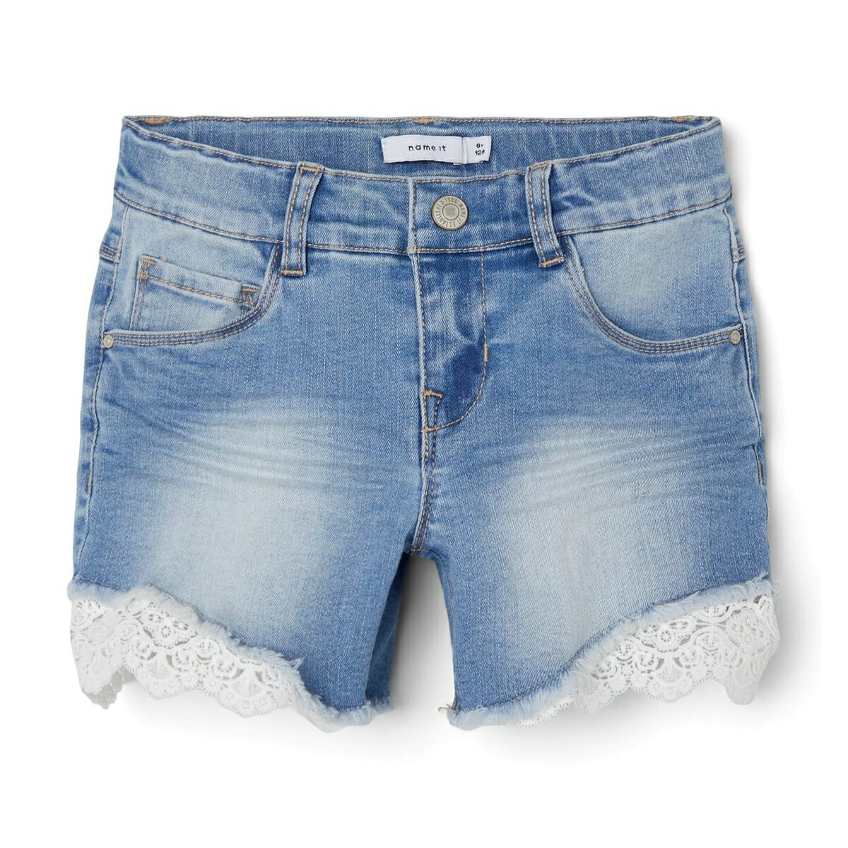 NAME IT NKFSALLI 5372 farkkushortsit, Medium Blue Denim