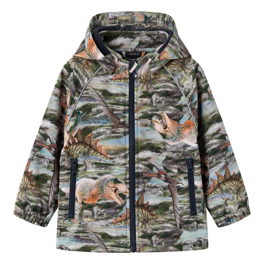 NAME IT NMMALFA08 DINO WORLD softshell-takki, ENNAKKOTILAUS Thyme