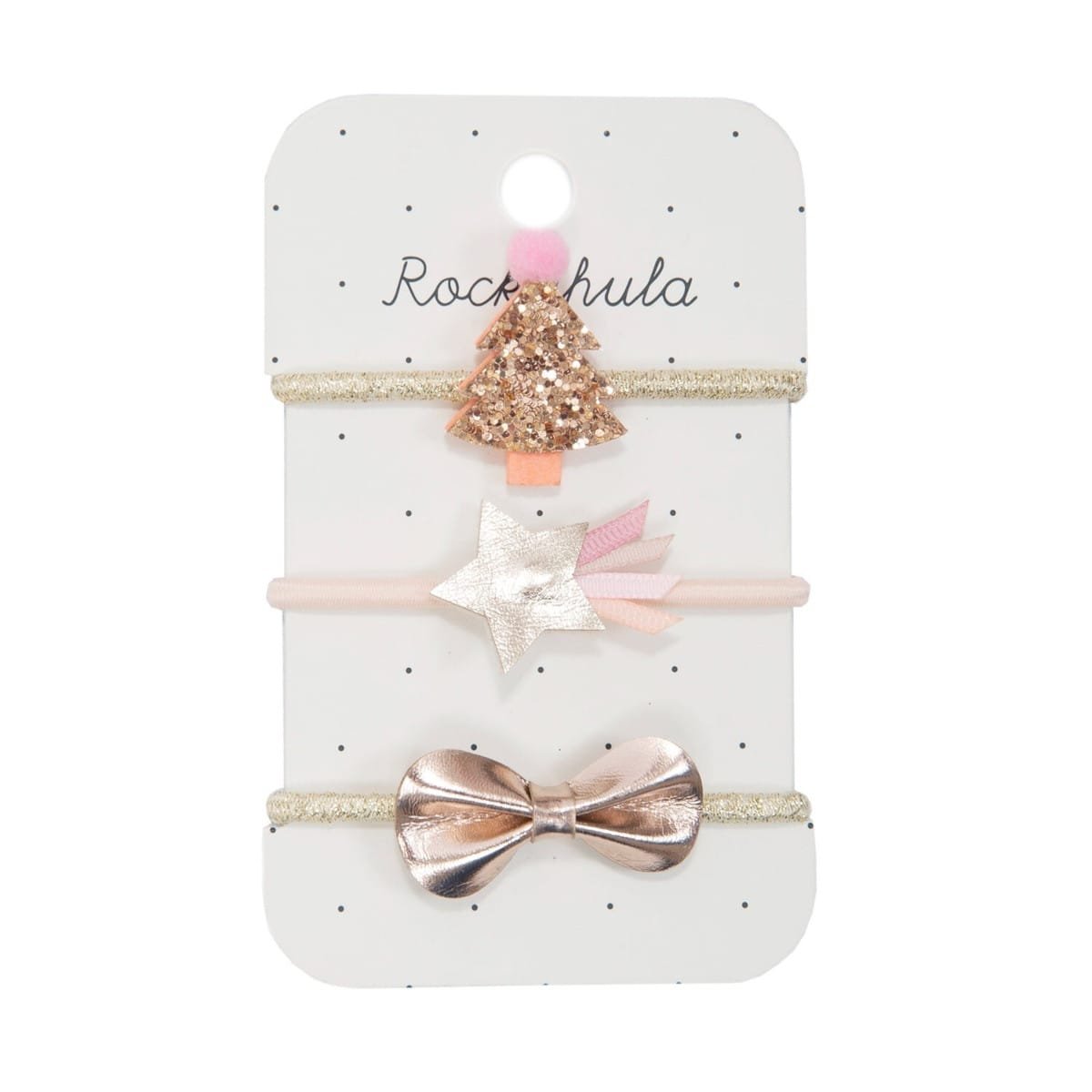 ROCKAHULA Rose Gold Xmas Tree Ponies