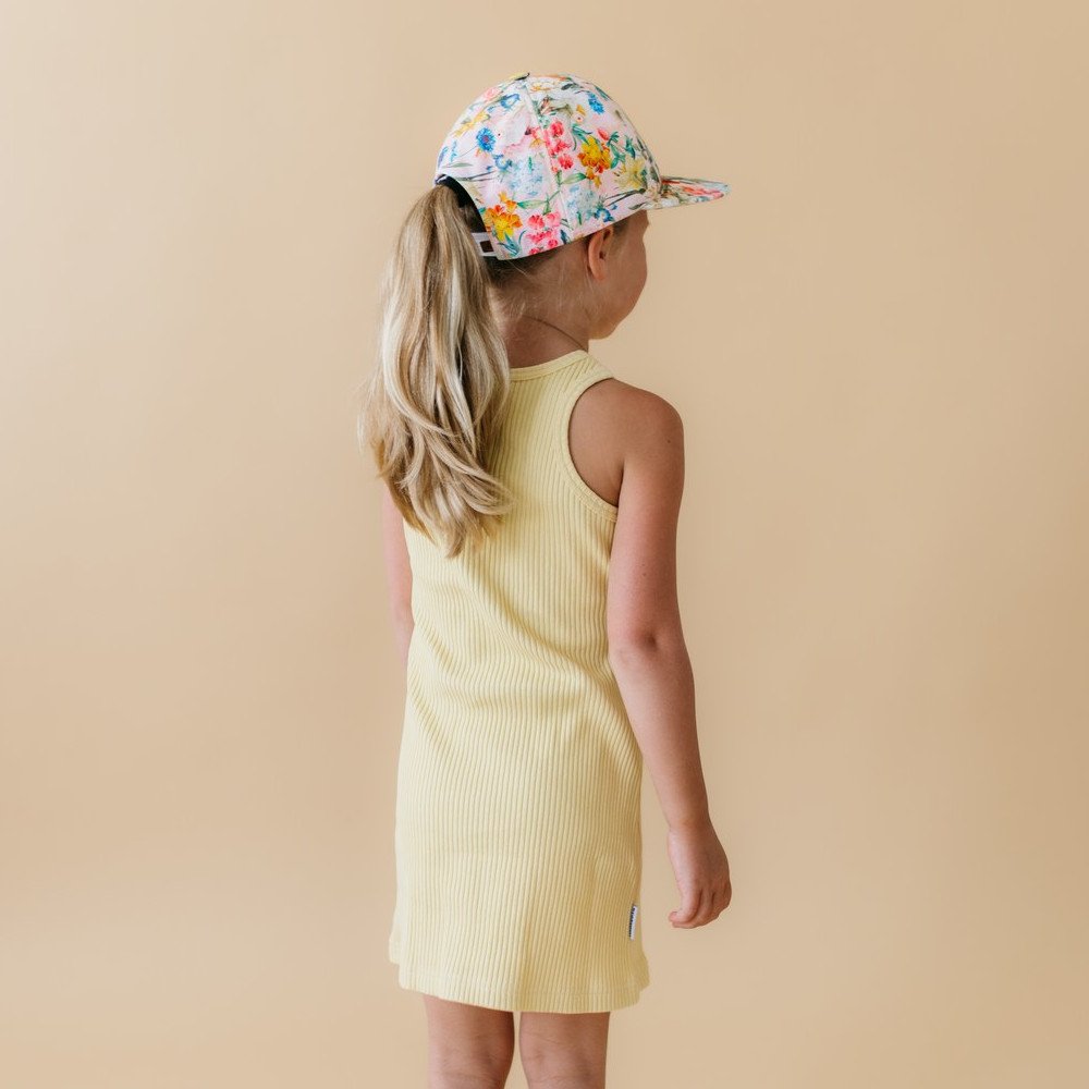 METSOLA lasten SUMMER CAP lippis, FLOWER POWER