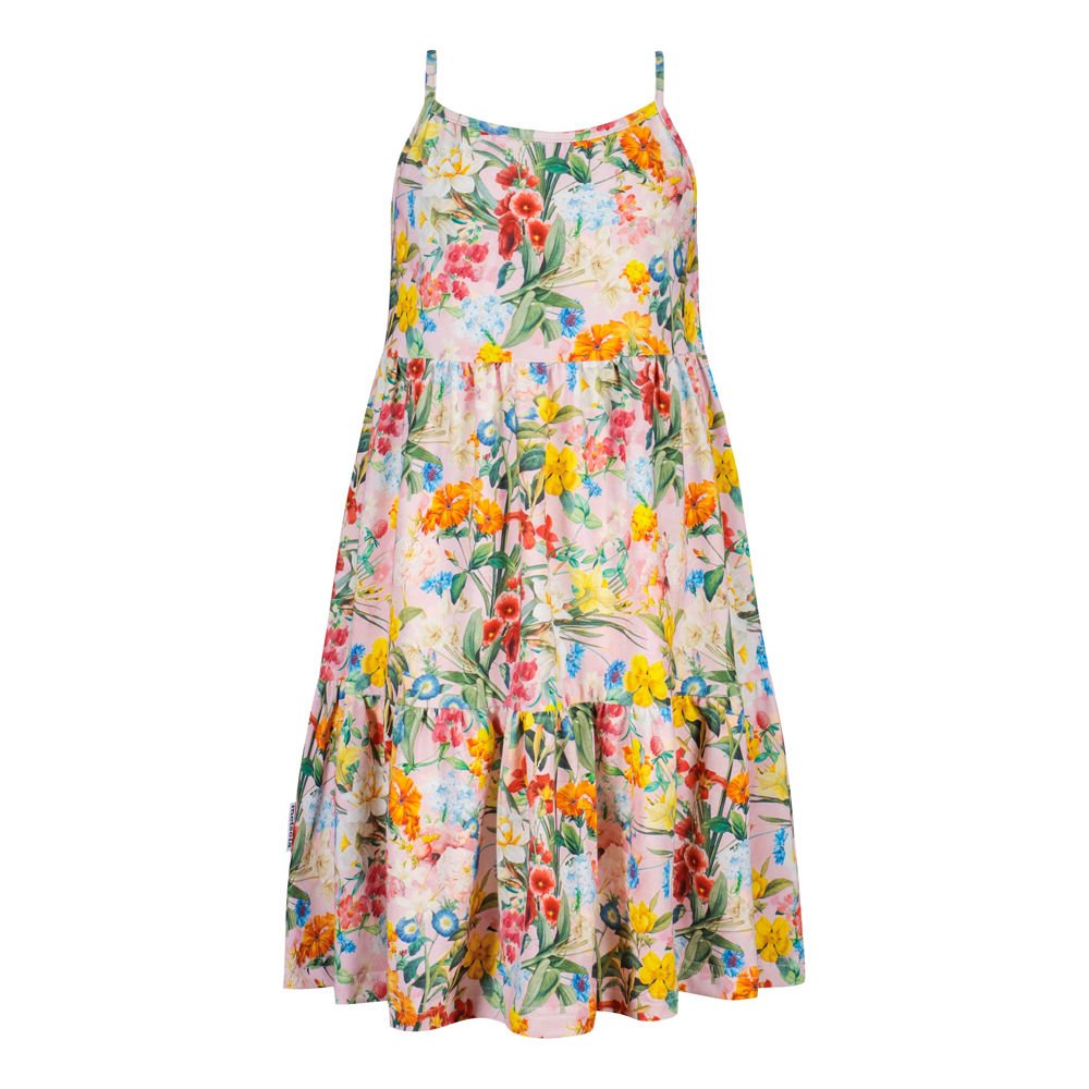 METSOLA lasten FLOWER POWER SUN DRESS mekko, Pink