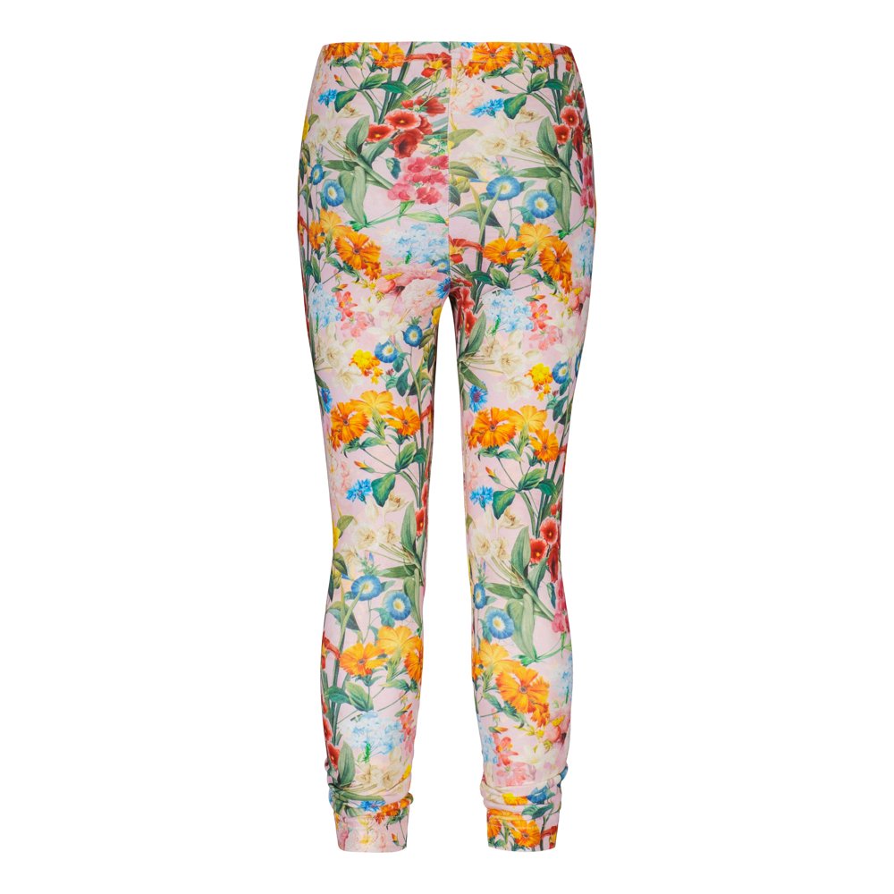 METSOLA lasten FLOWER POWER leggingsit, Pink