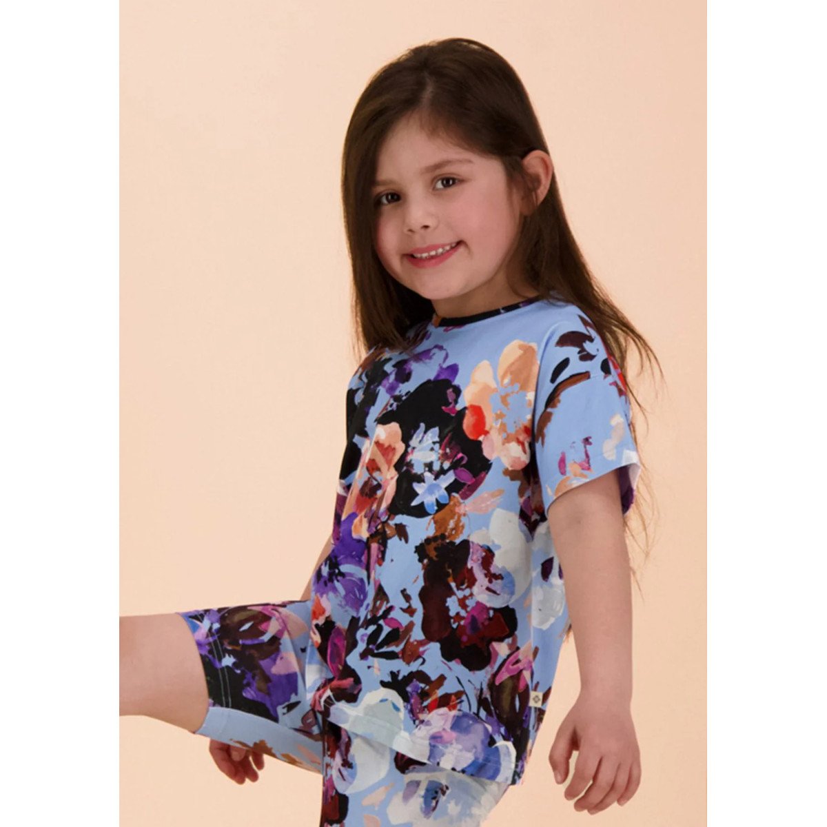 KAIKO lasten CHILLAX T-SHIRT, Sky Blue Anemone