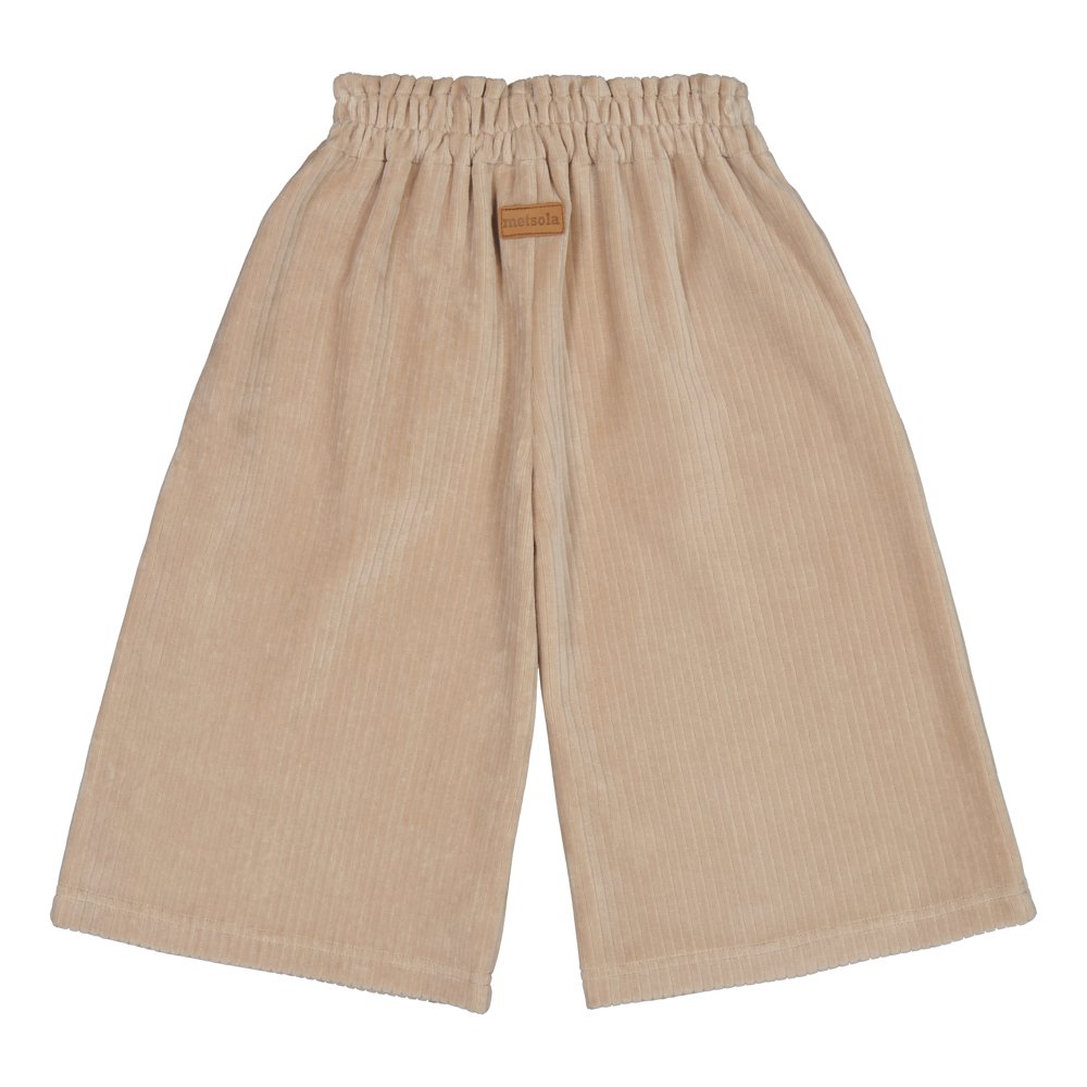 METSOLA lasten VELOUR CULOTTES housut, Sand