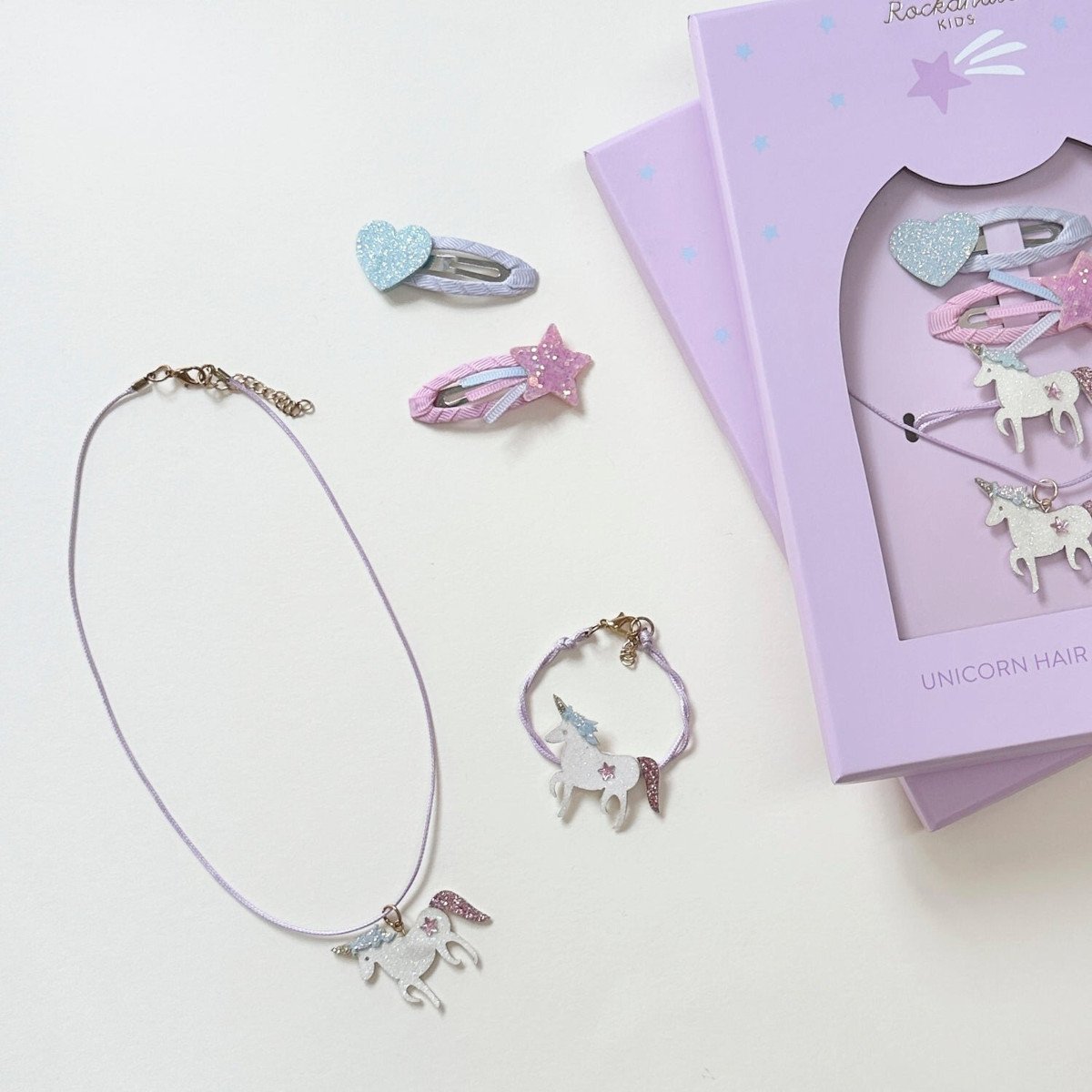 ROCKAHULA Unicorn Hair & Jewellery Set