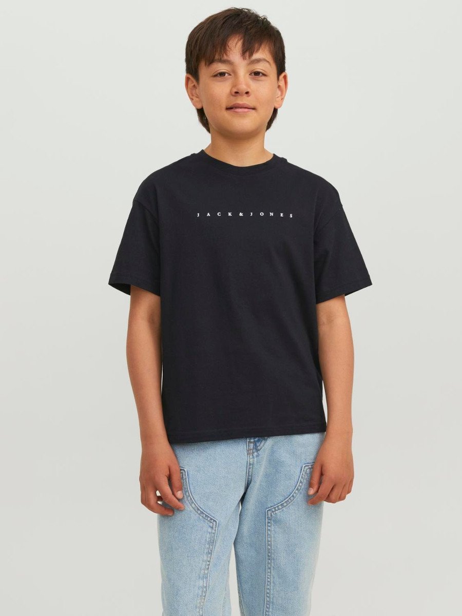 JACK & JONES JJESTAR LOOSE t-paita, Black