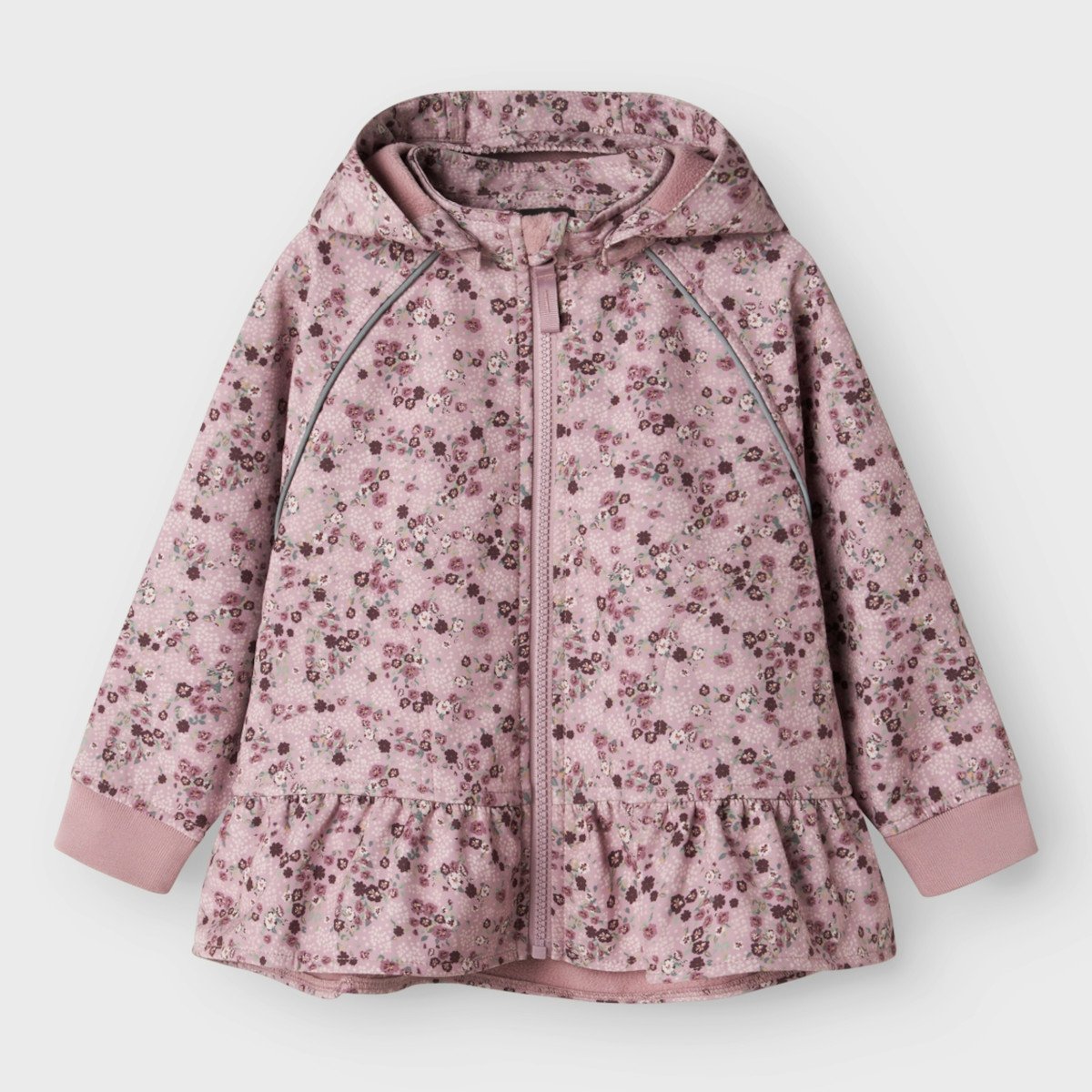 NAME IT NMFALFA08 FLOWER softshell-takki, ENNAKKOTILAUS Mauve Shadows