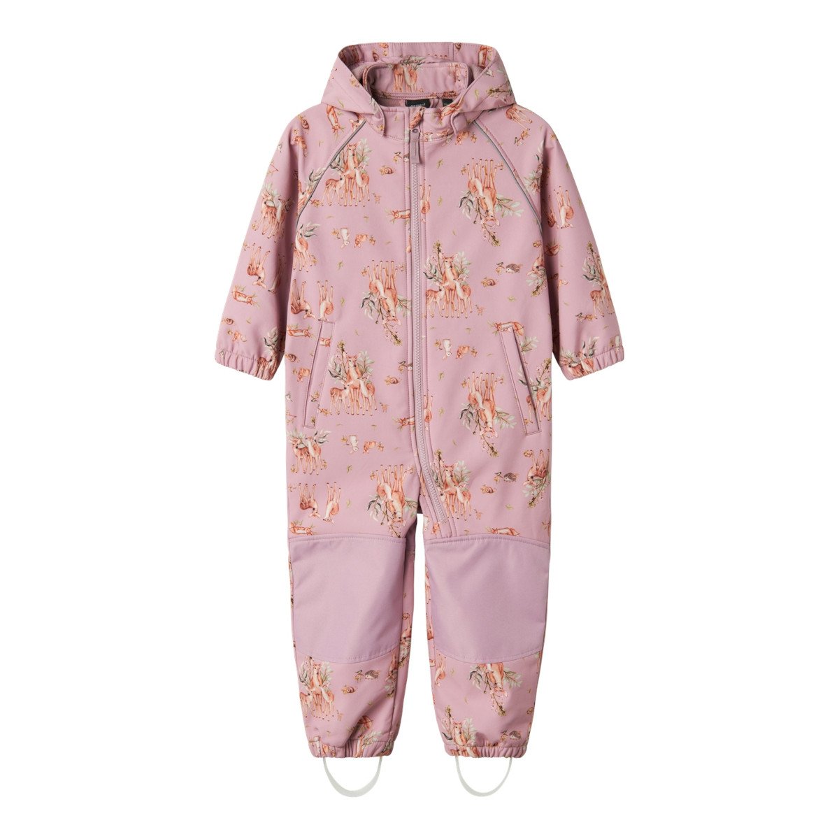 name it NMFALFA08 AOP WOODLAND DREAM softshell-haalari, ENNAKKOTILAUS Mauve Shadows