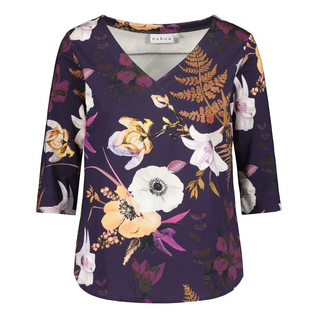 NAKOA aikuisten Vera Blouse, Secret Lily