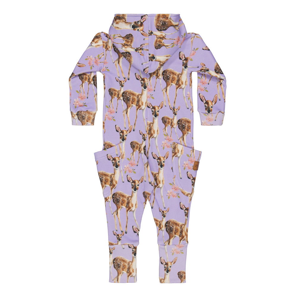 METSOLA lasten CUTE BAMBI JUMPSUIT, Icy Lilac