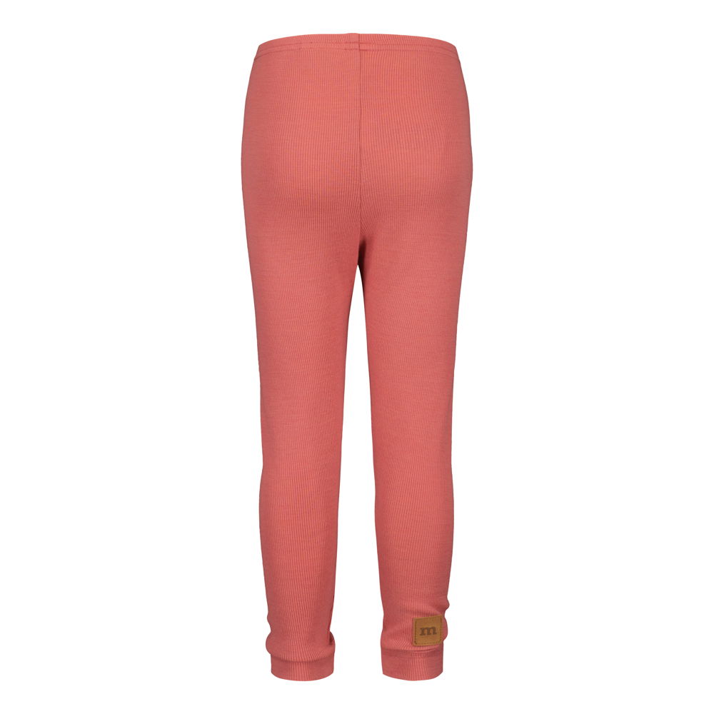 METSOLA lasten MERINO RIB leggingsit, Rasberry