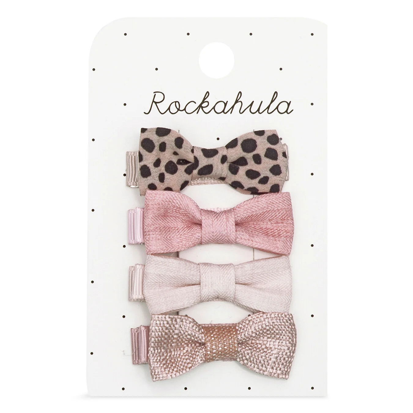 ROCKAHULA Leopard Mini Bow Clips