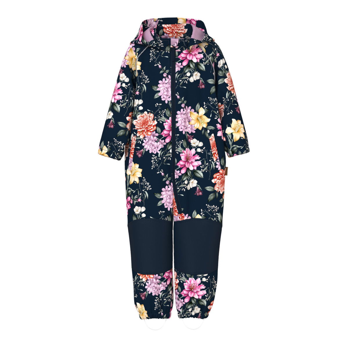 NAME IT NMFALFA08 BOTANICAL FLOWER softshell-haalari, ENNAKKOTILAUS Dark Sapphire