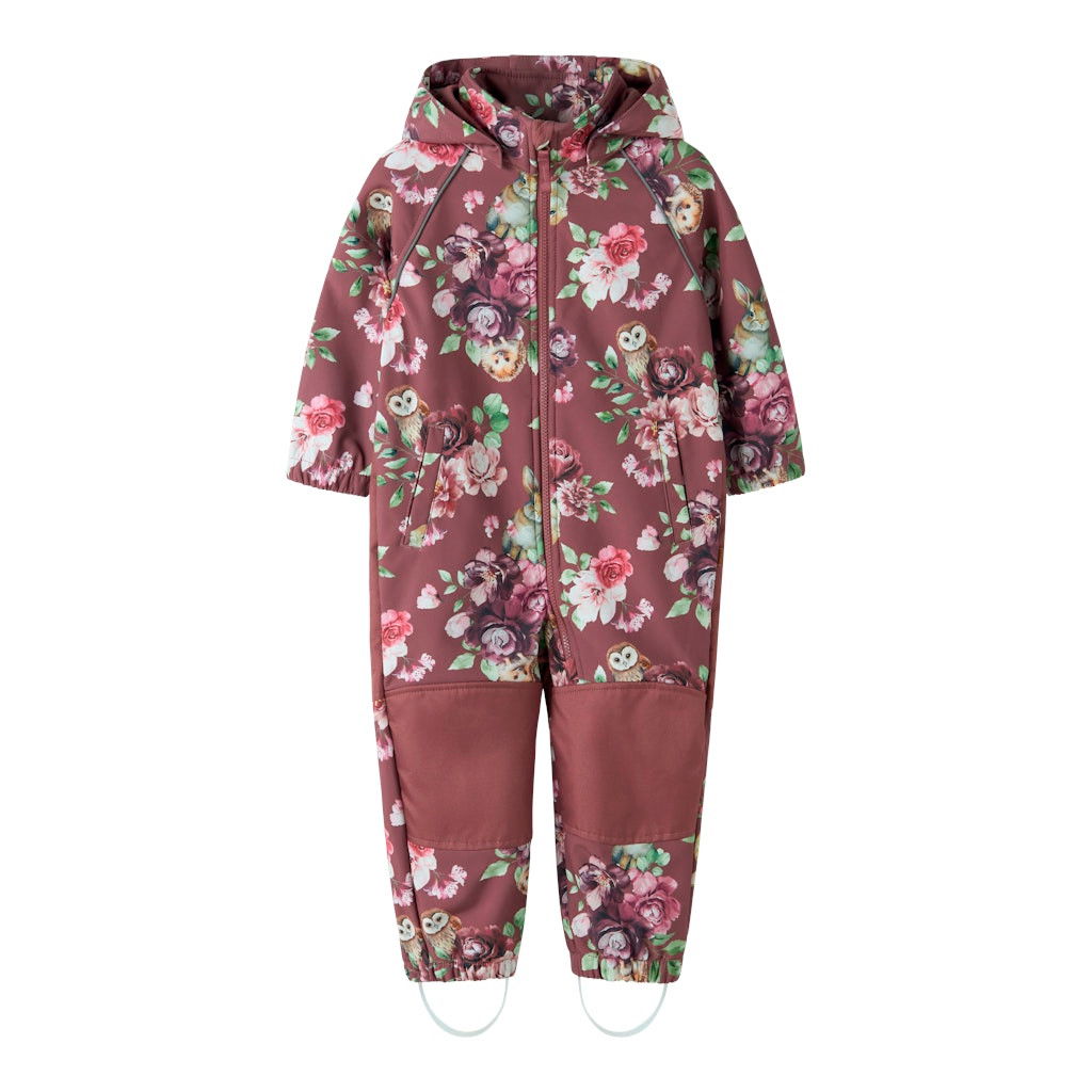 NAME IT NMFALFA08 HEDGEHOG softshell-haalari, ENNAKKOTILAUS Rose Brown