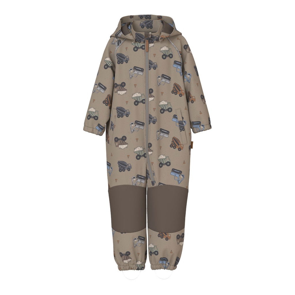name it NMMALFA08 TRUCK softshell-haalari, ENNAKKOTILAUS Silver Mink