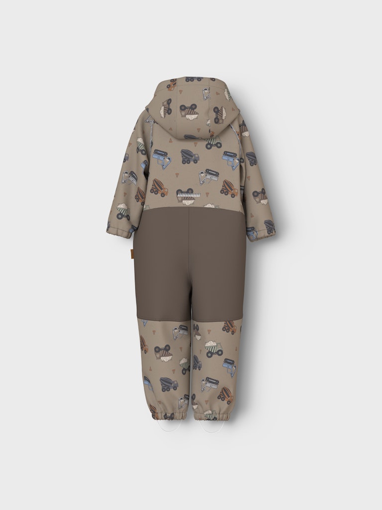 name it NMMALFA08 TRUCK softshell-haalari, ENNAKKOTILAUS Silver Mink
