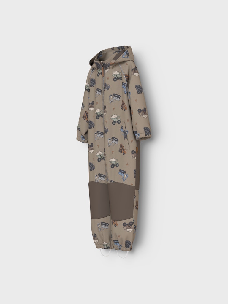 name it NMMALFA08 TRUCK softshell-haalari, ENNAKKOTILAUS Silver Mink