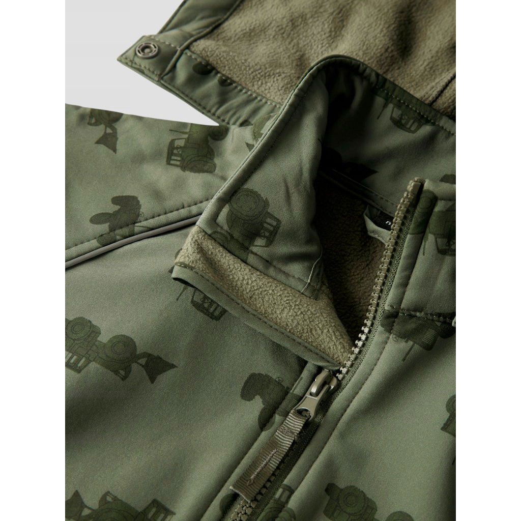 name it NMMALFA08 TRACTOR softshell-haalari, ENNAKKOTILAUS Dusty Olive