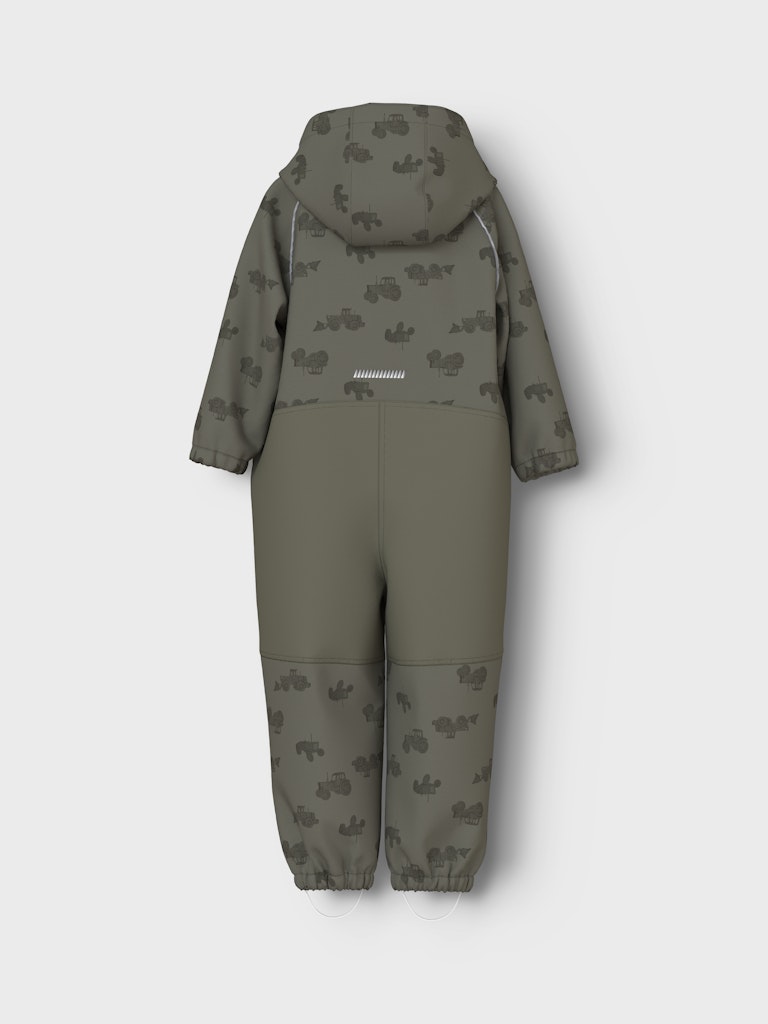 name it NMMALFA08 TRACTOR softshell-haalari, ENNAKKOTILAUS Dusty Olive