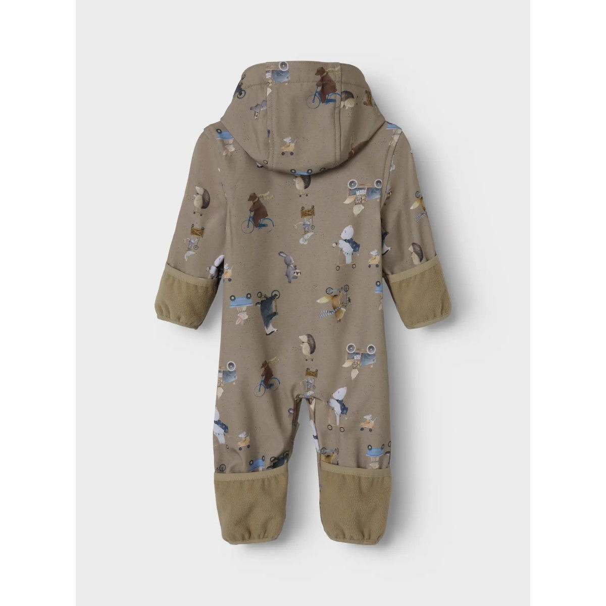 NAME IT NBNALFA08 GO softshell-haalari, ENNAKKOTILAUS Silver Mink