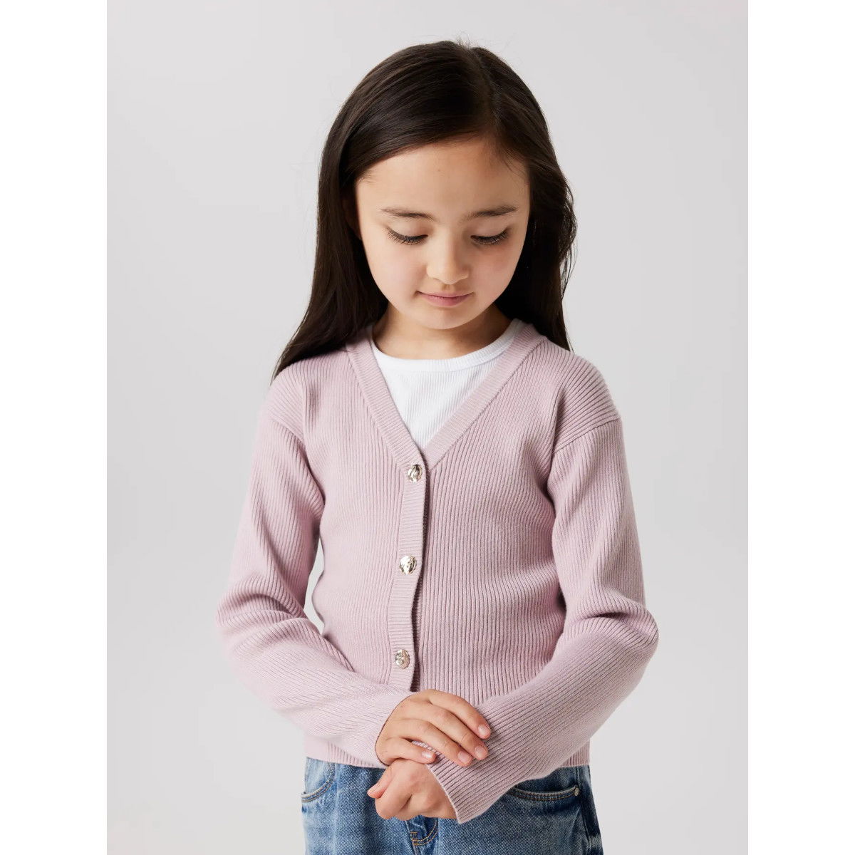 NAME IT NKFLARENLISE neuletakki, Burnished Lilac