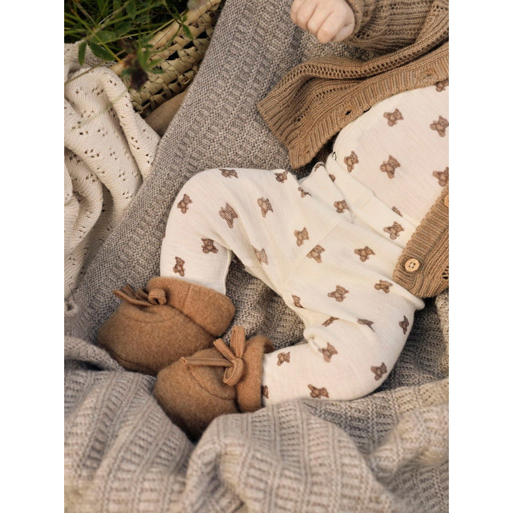 LIL' ATELIER NBNNALU merinovilla leggingsit, ENNAKKOTILAUS Turtledove